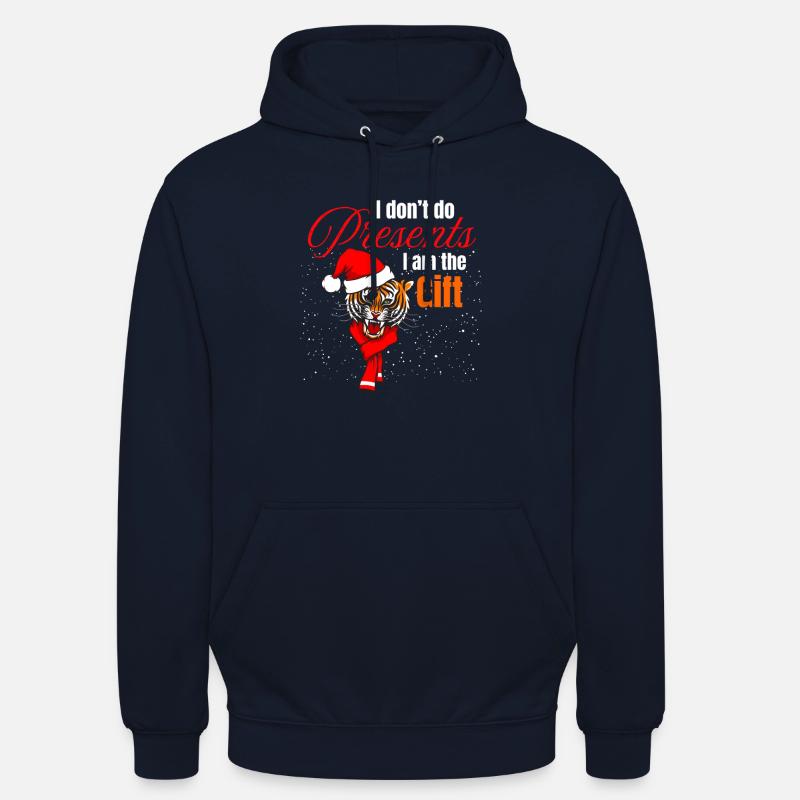 Juletiger - Unisex-hettegenser - marine