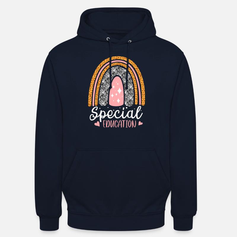 Conception de l’éducation de l’enfance en difficulté pour l’éducation de l’enfance en - Sweat-shirt à capuche unisexe - marine
