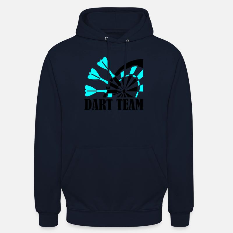 équipe de fléchettes - Sweat-shirt à capuche unisexe - marine