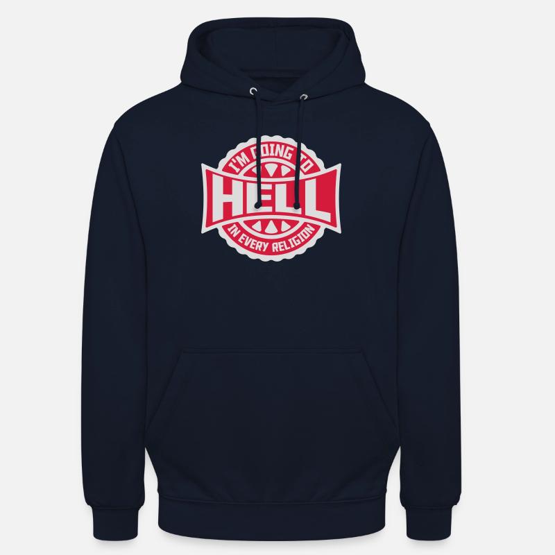 im going to hell - Unisex Hoodie - Navy
