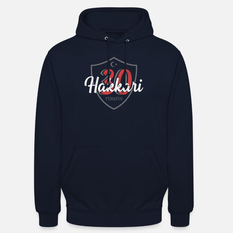 Hakkari - Sweat-shirt à capuche unisexe - marine