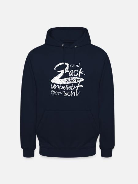 Zack Wieder Unglaublich Gemacht - Unisex Hoodie - Navy