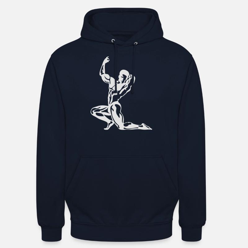 masterfitness_bob - Felpa con cappuccio unisex - blu scuro