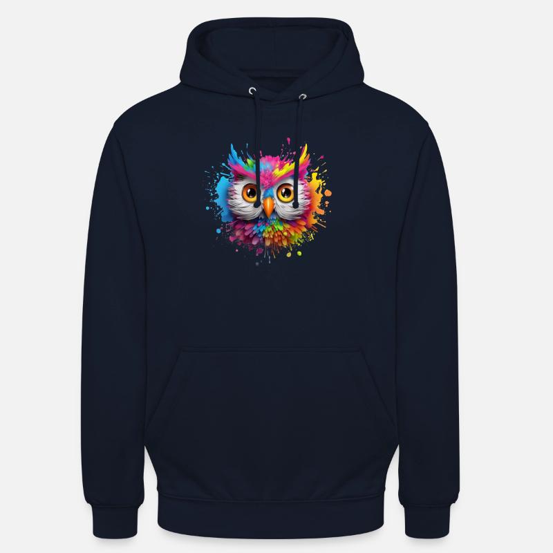 BUNTE EULE - Unisex Hoodie - Navy