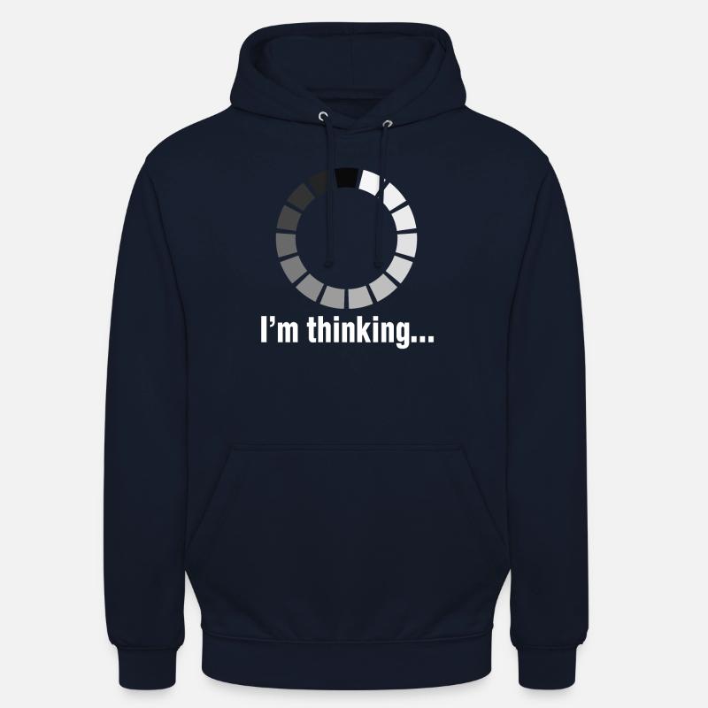 I'm Thinking Loading - Unisex Hoodie - navy