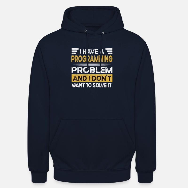 Programming is my hobby - Unisex Hoodie - navy