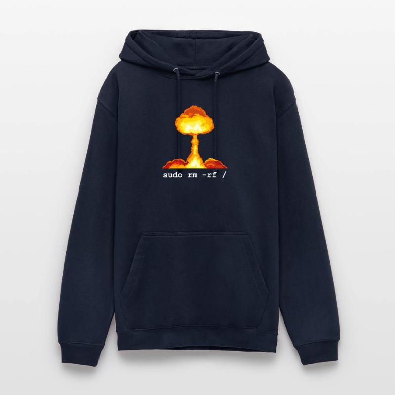 Linux Funny Linux Command Sudo RM RF für Männer Unisex Hoodie