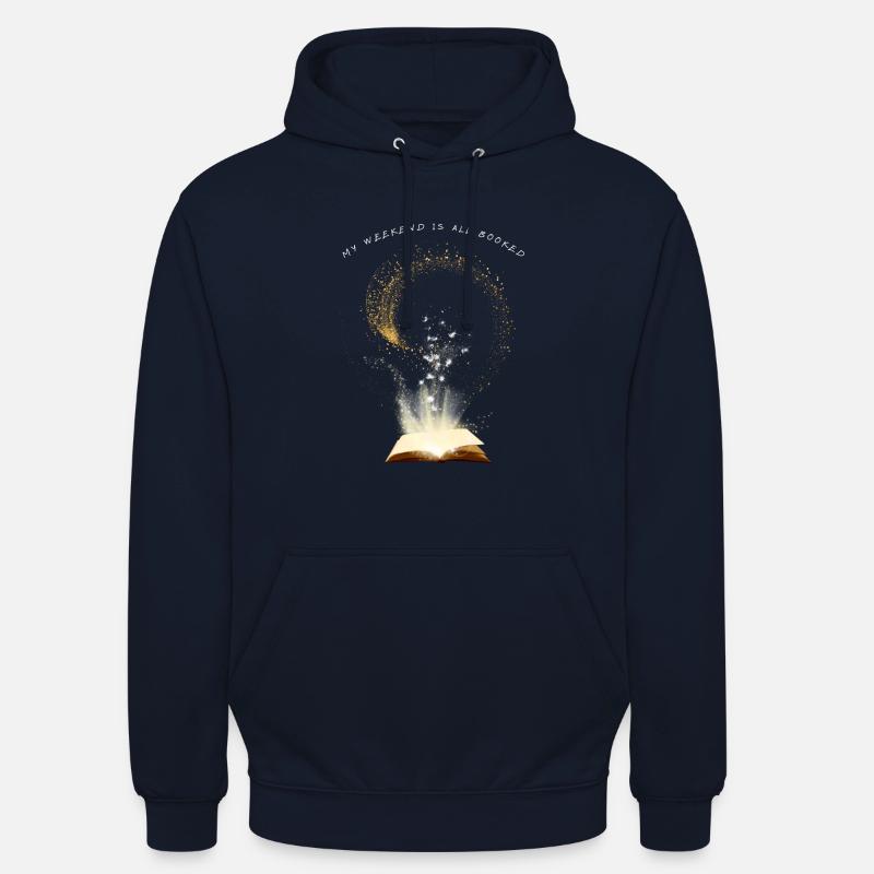 Mon week-end est complet - Sweat-shirt à capuche unisexe - marine