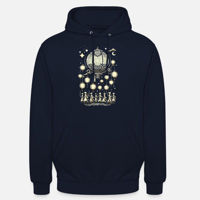 Laternenumzug, Lampion - Unisex Hoodie - Navy