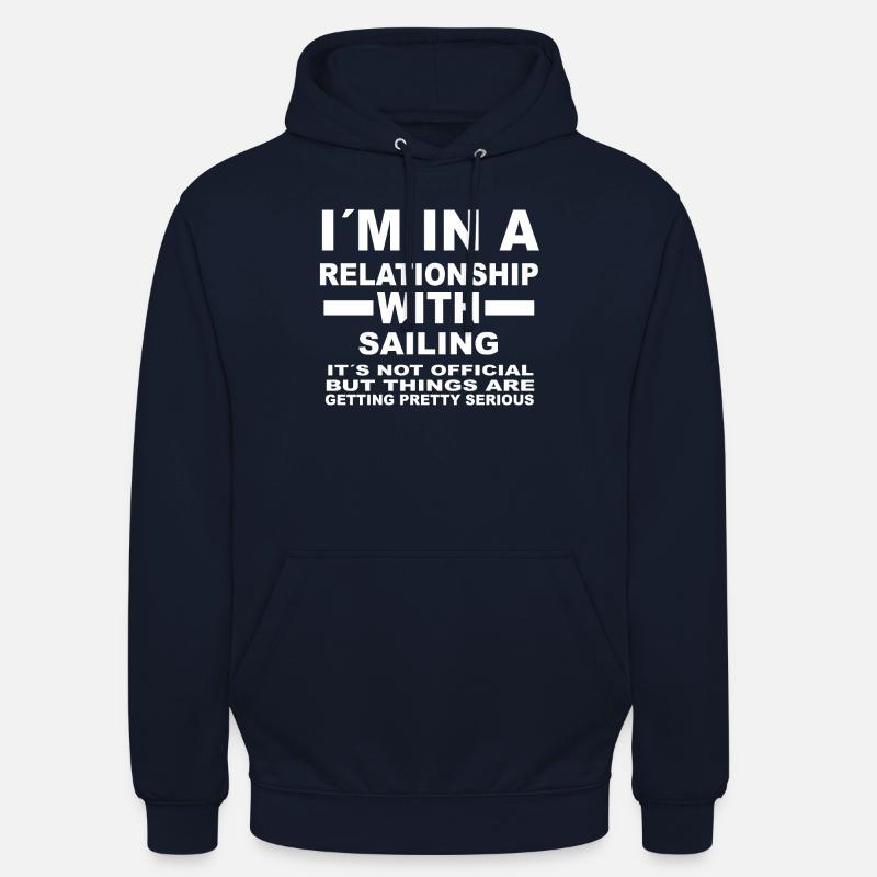 relation avec SAILING - Sweat-shirt à capuche unisexe - marine