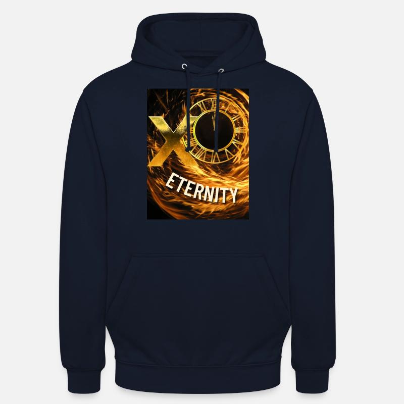 Conception d’une éternité dorée - Sweat-shirt à capuche unisexe - marine