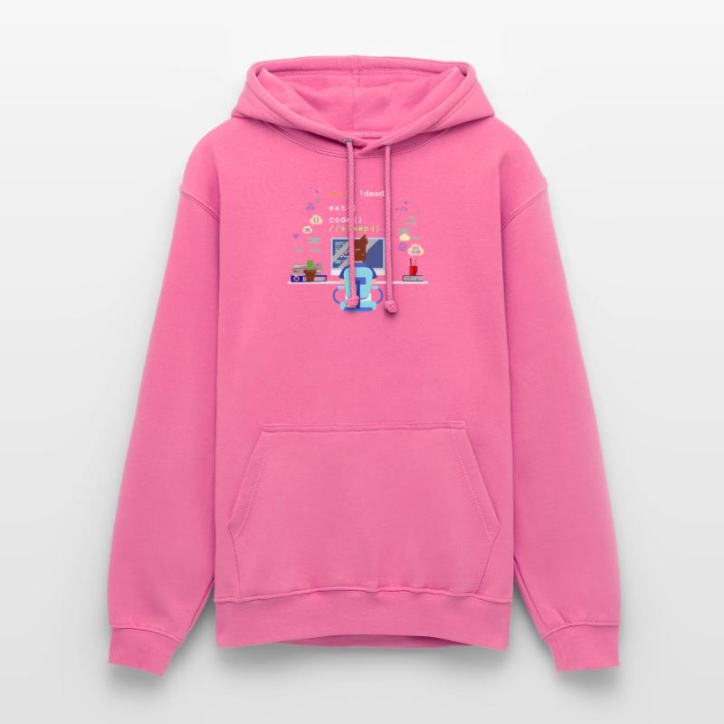 Eat Sleep Code Programmation informatique Sweat-shirt à capuche unisexe