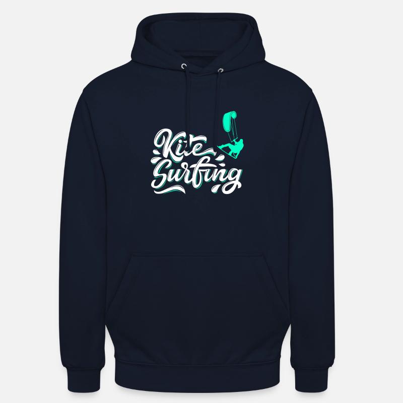 Kite surf - Sweat-shirt à capuche unisexe - marine