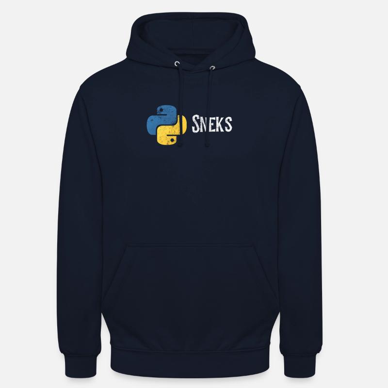 Programmation drôle de programmeur Python en détresse Sweat-shirt à capuche unisexe