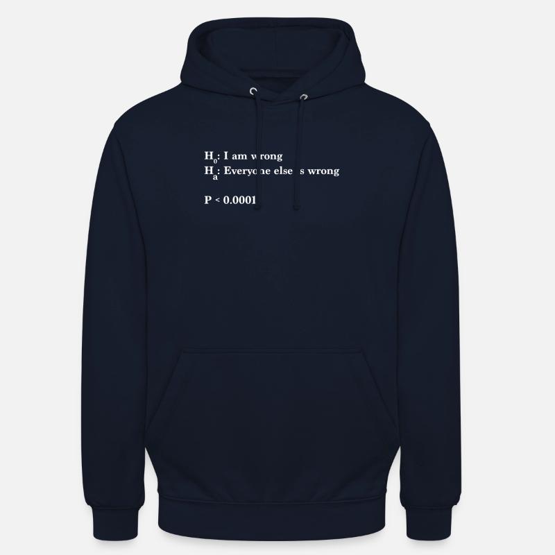 Statistics and Data Science - Alternative - Unisex Hoodie - navy