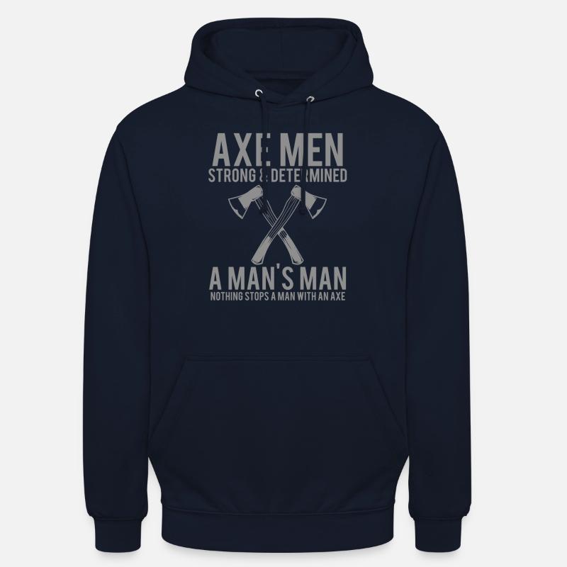 Axe Men - Bluza z kapturem typu unisex - granatowy