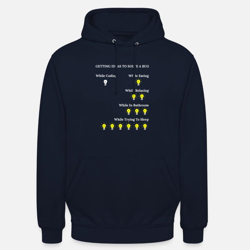Lustige Programmierung Software Engineer Bugs Code Unisex Hoodie