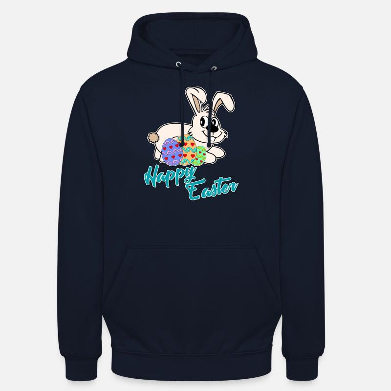 Joyeuses Pâques - Joyeuses Pâques - Sweat-shirt à capuche unisexe - marine