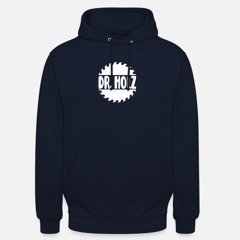 Dr. Bûcheron Menuisier Menuisier - Sweat-shirt à capuche unisexe - marine