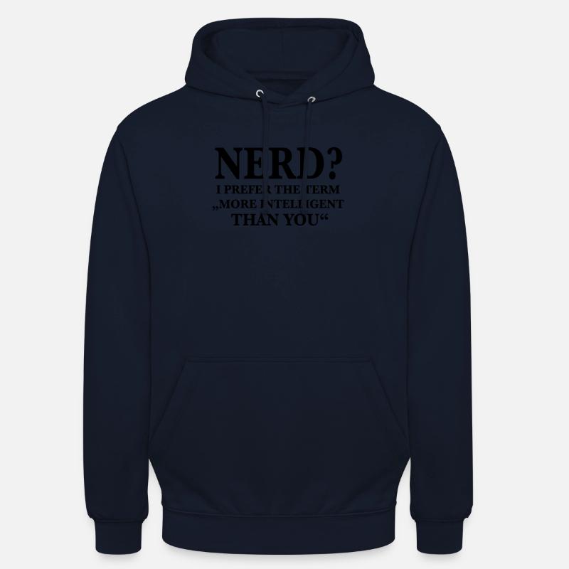 Nerd Nerd Nerd - Unisex Hoodie - Navy