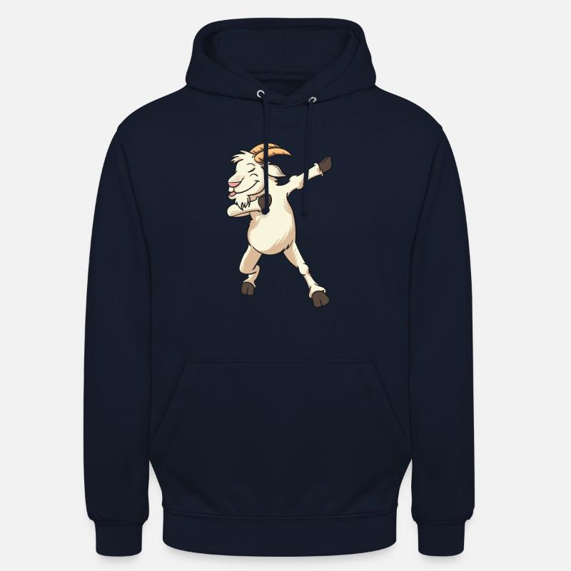 Cadeau de tshirt de danse de chèvre dabb dabb dabbin - Sweat-shirt à capuche unisexe - marine