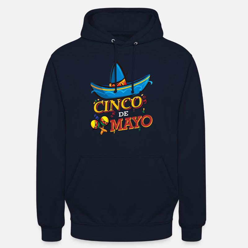 cinco de mayo - 5 de mayo - Sweat-shirt à capuche unisexe - marine