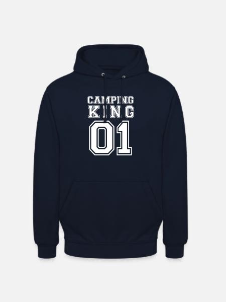 Camping King 01 - Unisex Hoodie - Navy