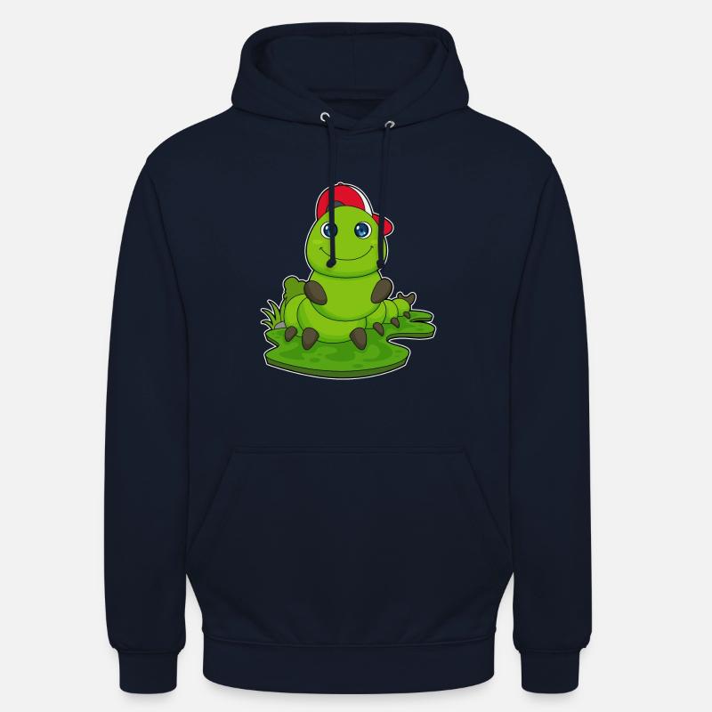 Chenille avec capuchon - Sweat-shirt à capuche unisexe - marine
