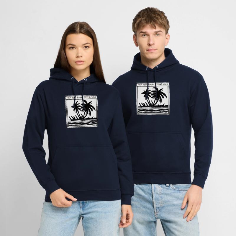 Weit, weit weg von dir... Unisex Hoodie