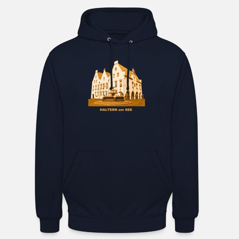 Haltern am See Rathaus - Sweat-shirt à capuche unisexe - marine