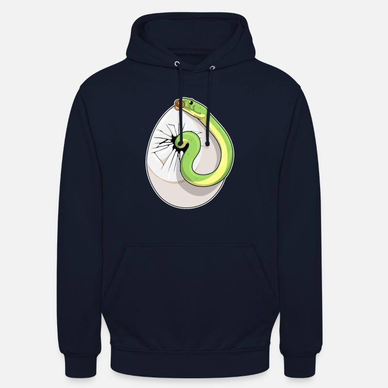 Sucette d’oeuf de serpent - Sweat-shirt à capuche unisexe - marine