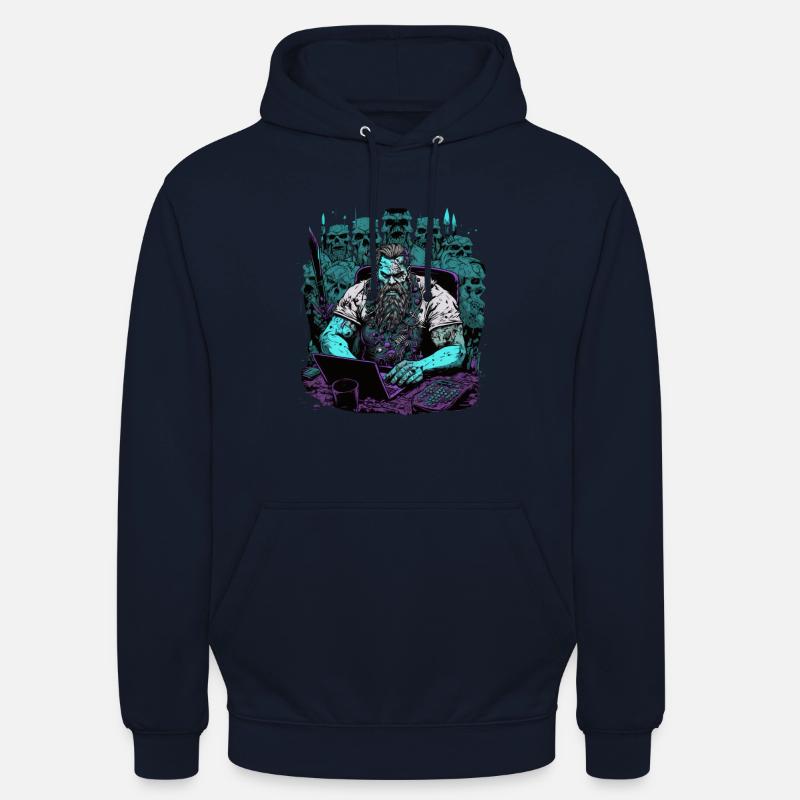 Admin Wiking programs computers Unisex Hoodie