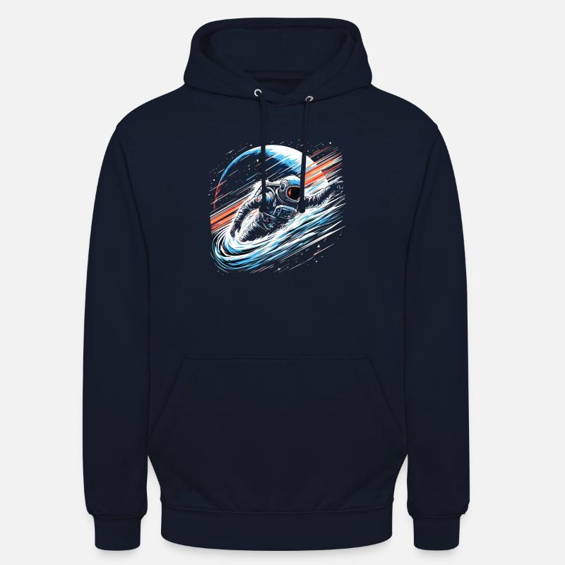Astronaute Planète Espace - Sweat-shirt à capuche unisexe - marine