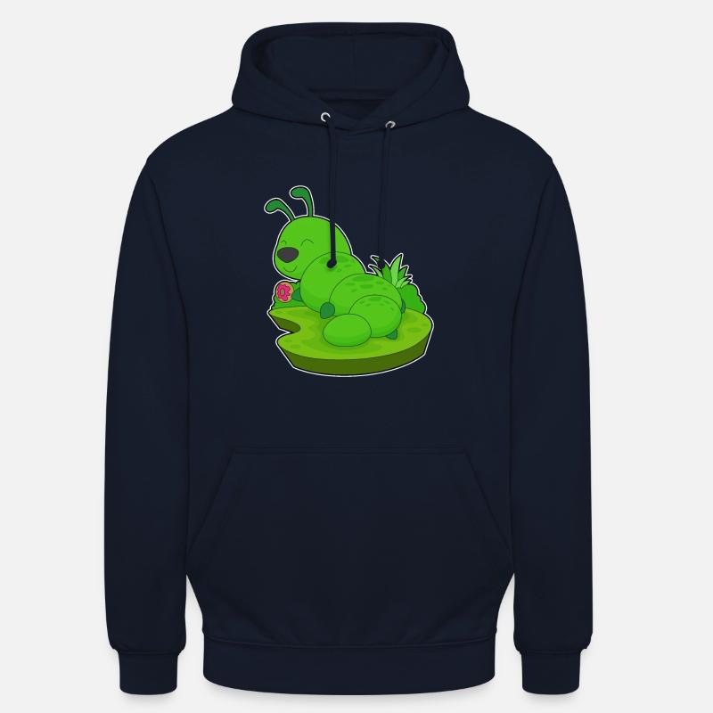 Beignet chenille - Sweat-shirt à capuche unisexe - marine