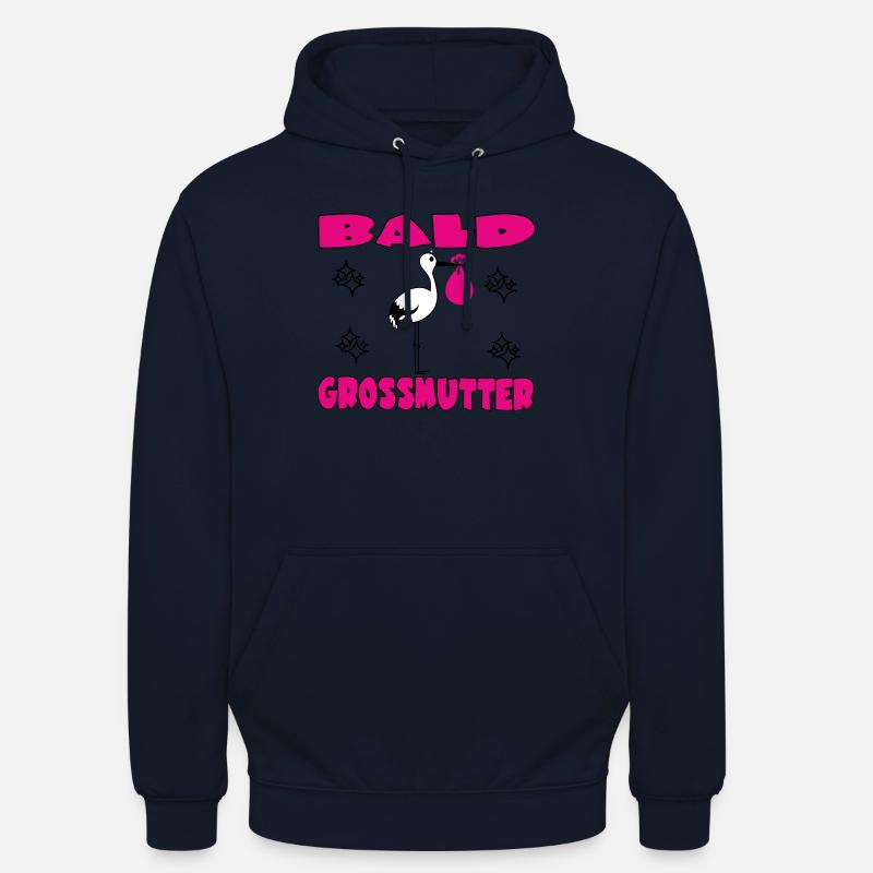 BALD GROSSMUTTER - Sweat-shirt à capuche unisexe - marine