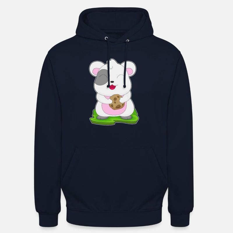 Biscuit hamster - Sweat-shirt à capuche unisexe - marine