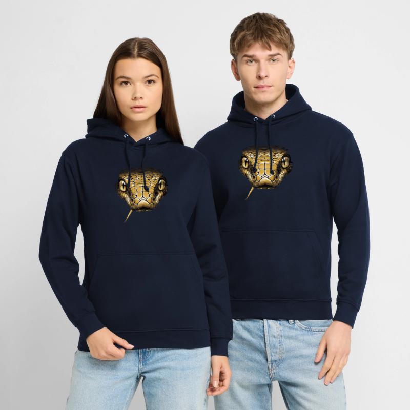Snake Python Cobra Mamba Rattlesnake Snake Unisex Hoodie