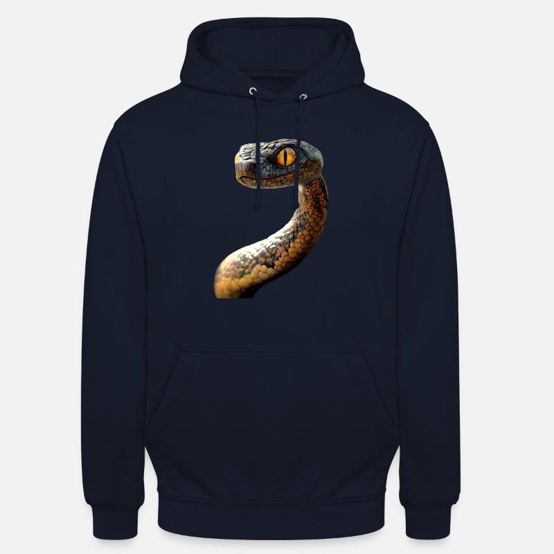 Snake Python Cobra Mamba Rattlesnake Snake Unisex Hoodie