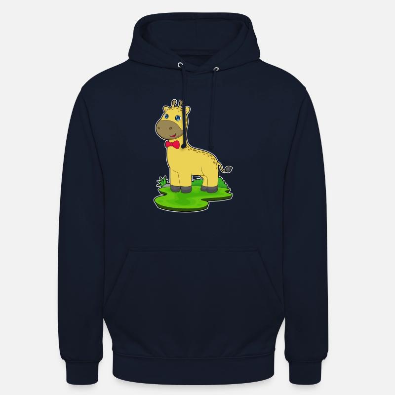 Arc de girafe - Sweat-shirt à capuche unisexe - marine
