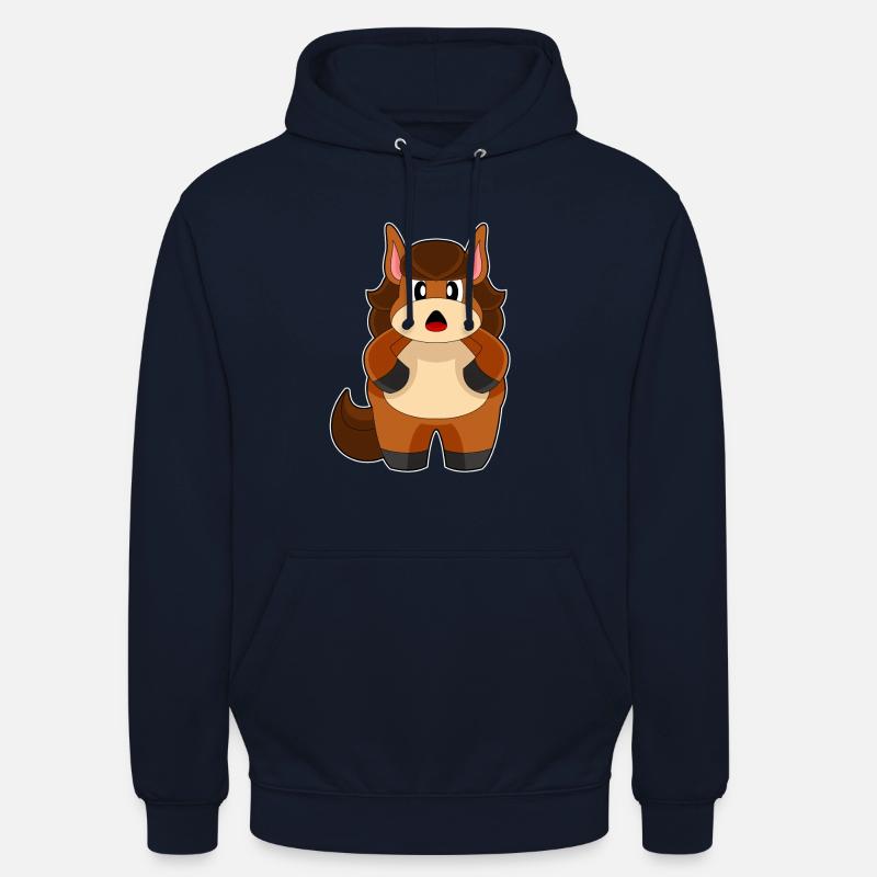 Pferd Dick - Unisex Hoodie - Navy