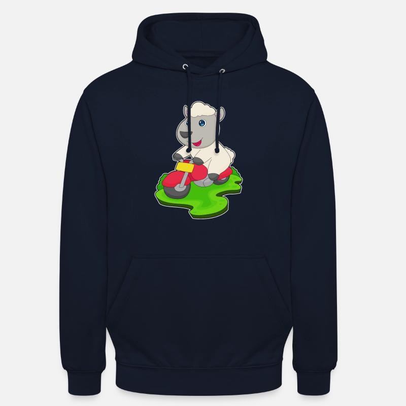 Sheep Scooter - Sweat-shirt à capuche unisexe - marine