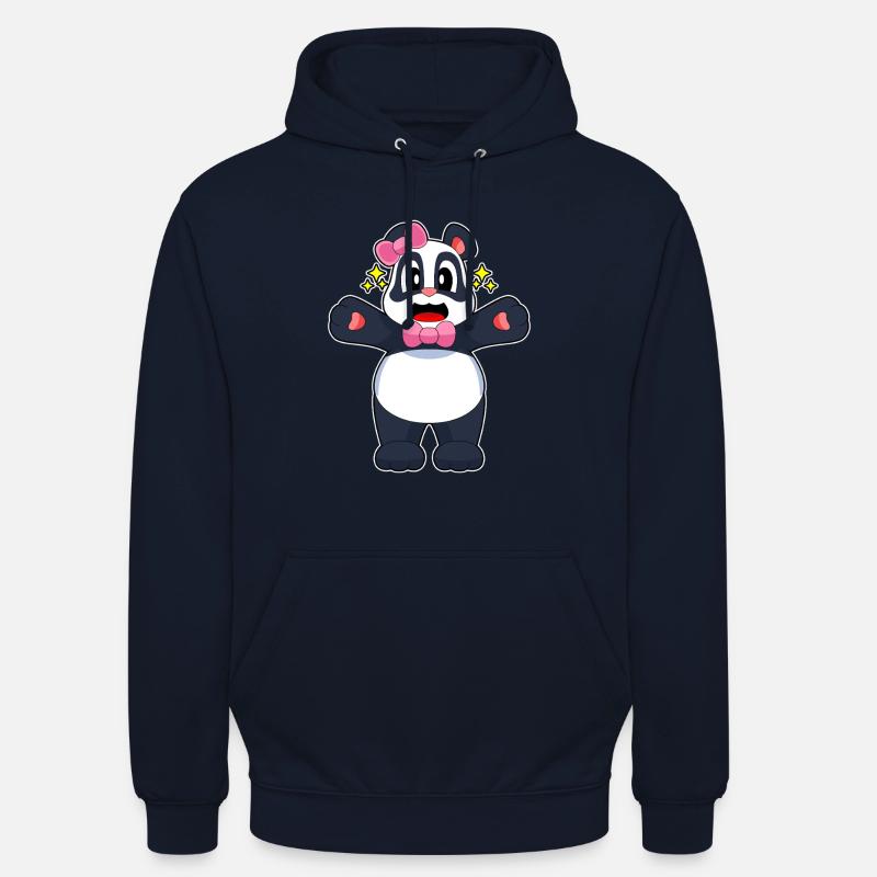 Panda Loop - Unisex Hoodie - navy