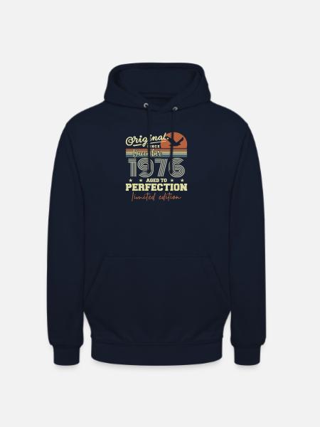 49th Birthday | Original December 1976 - Unisex Hoodie - navy