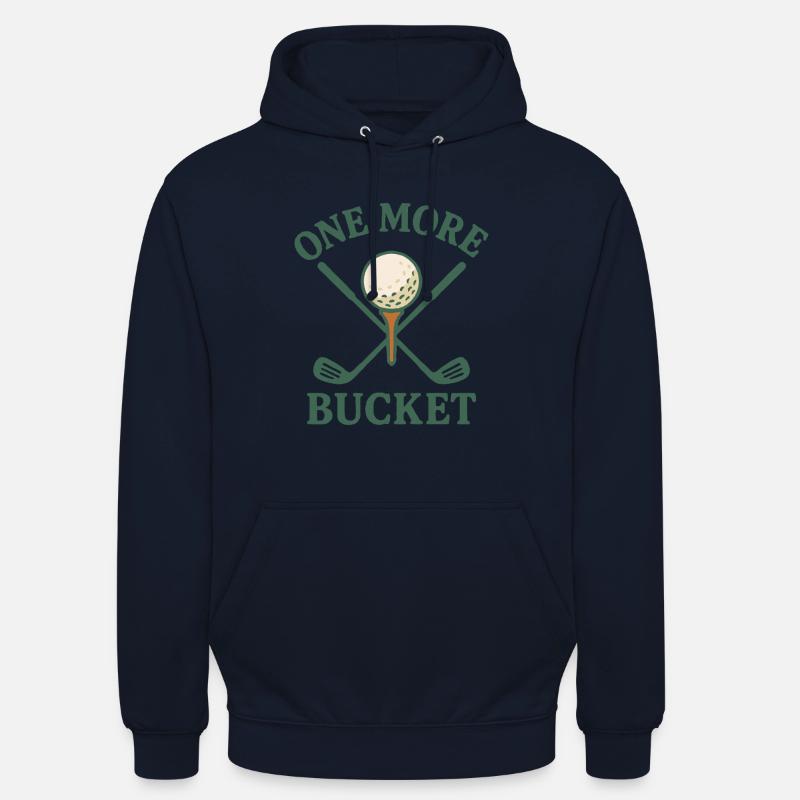 Ein weiterer Eimer Golfschläger Fun Design - Unisex Hoodie - Navy