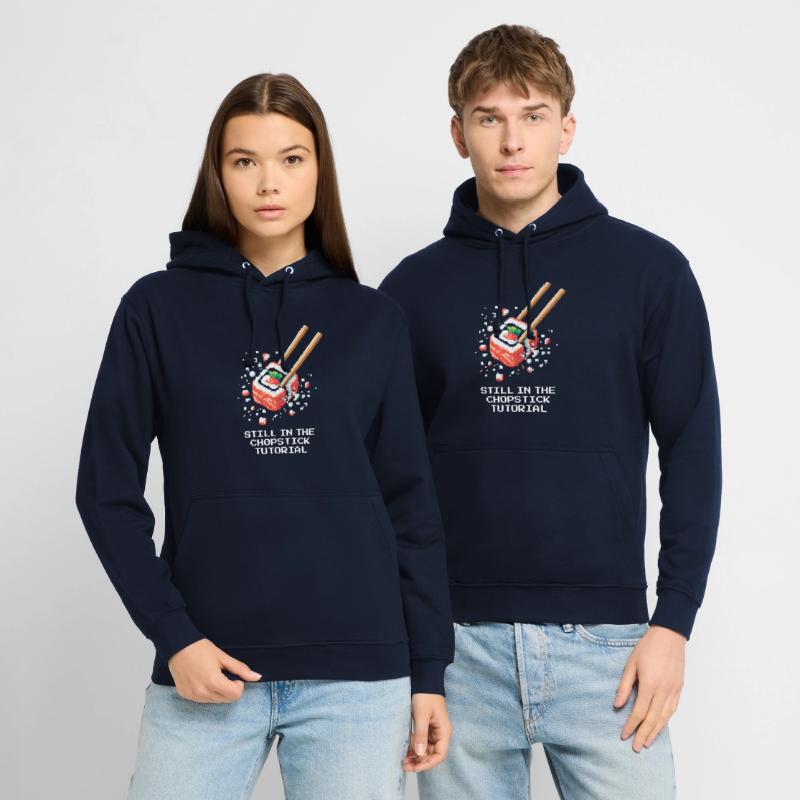 Noch im Stäbchen-Tutorial | Sushi Anfänger Unisex Hoodie