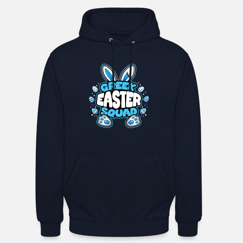 Greek Easter Squad Easter Bunny Easter Egg Unisex Hoodie