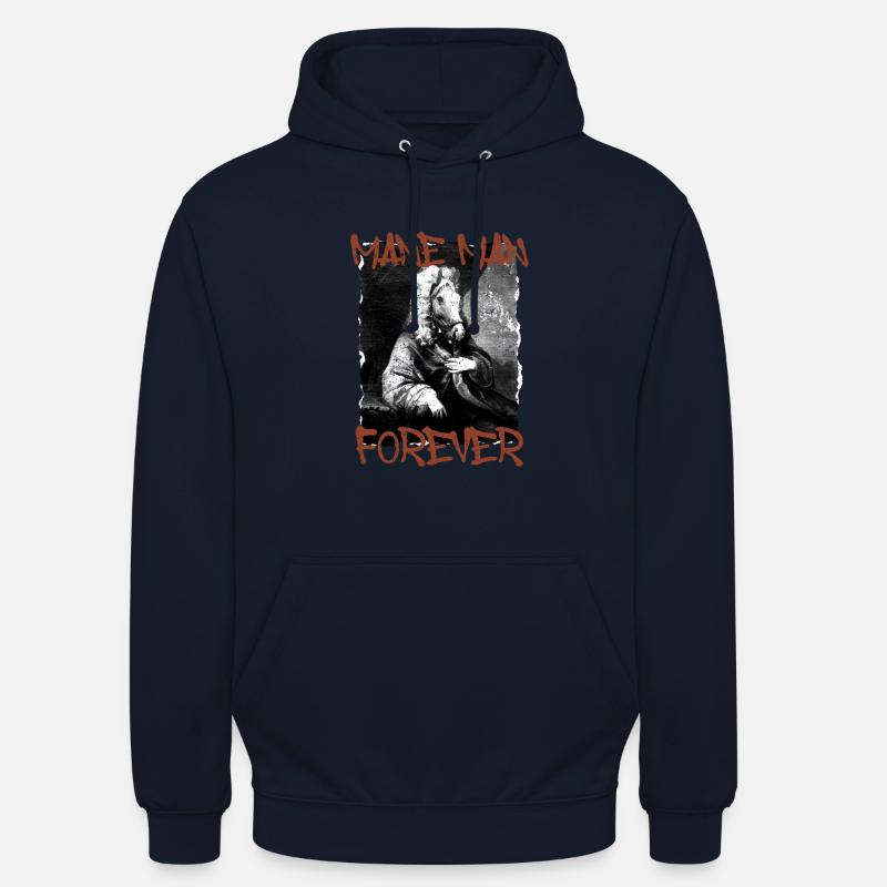 Cavalier Cavalier Cheval - Sweat-shirt à capuche unisexe - marine