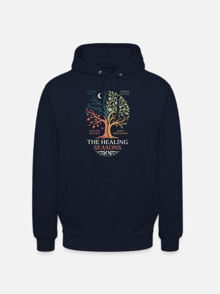 Das Baumdesign der Healing Seasons - Unisex Hoodie - Navy
