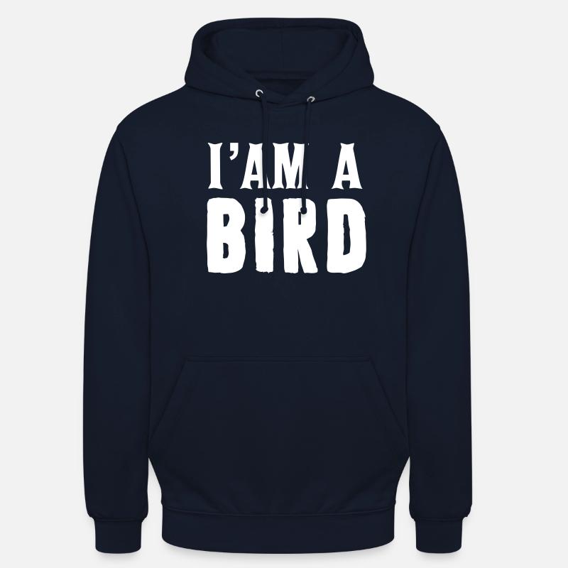 Ich bin ein Vogelvogel - Unisex Hoodie - Navy