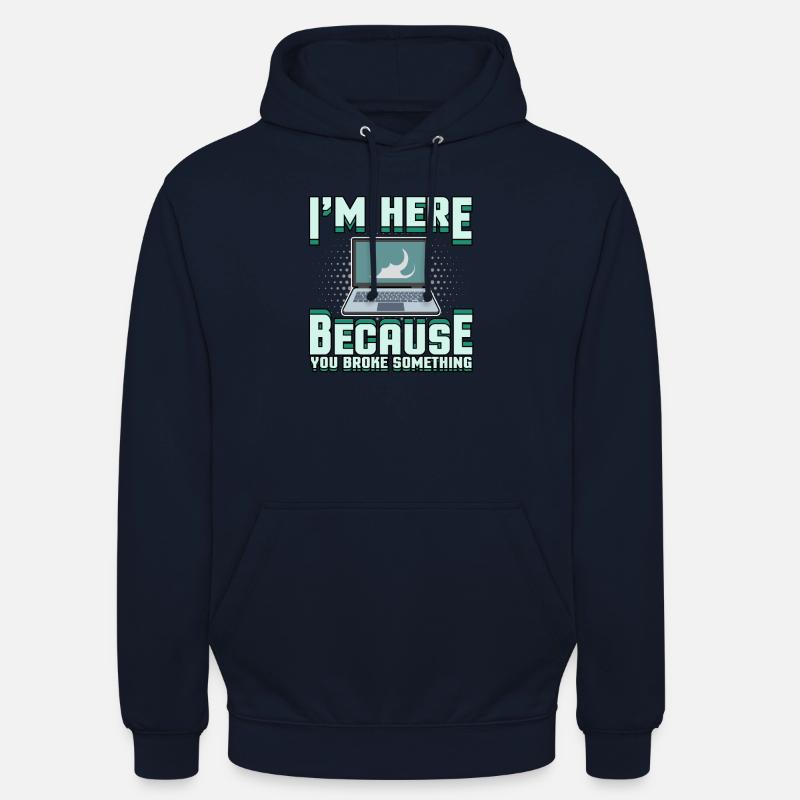 Tech support Computerproblem Bug Informatiker - Unisex Hoodie - Navy